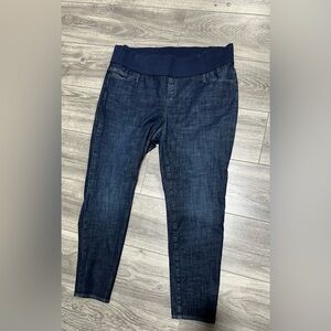 Gap jeans maternity denim true skinny under belly size 34